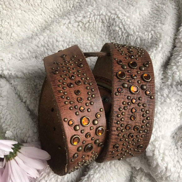 Abercrombie & Fitch Brown Leather Belt - Picture 2 of 6